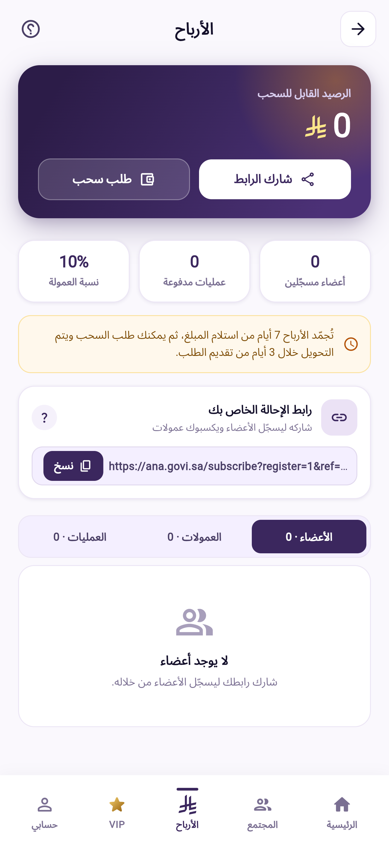 الأرباح